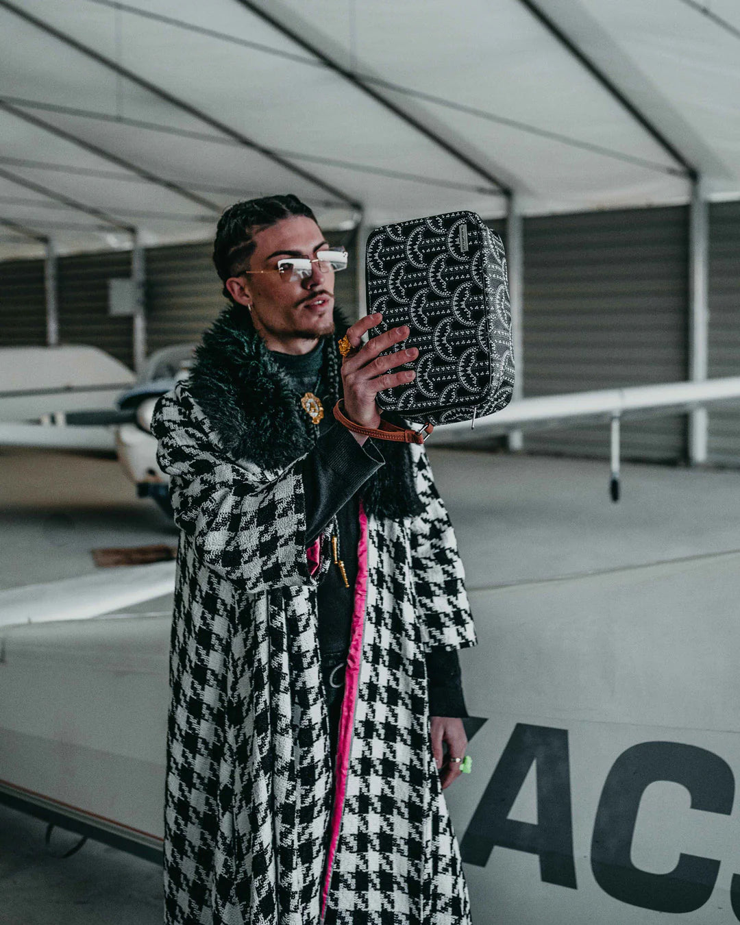 POCHETTE E BEAUTY SPRAYGROUND ILLUCHAINS TOILETRY BAG NERO