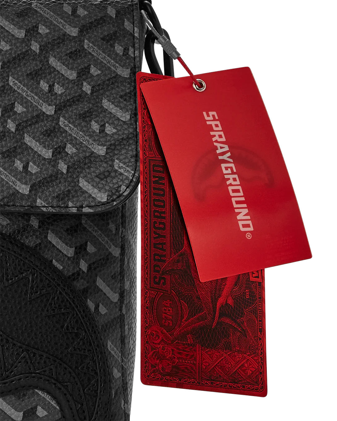 Borsa Sprayground 3DSG BLACKOUT MESSENGER SLING