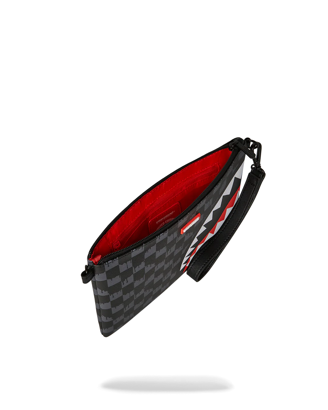 Pochette e beauty Sprayground DRIP CHECK CROSSOVER CLUTCH Nero