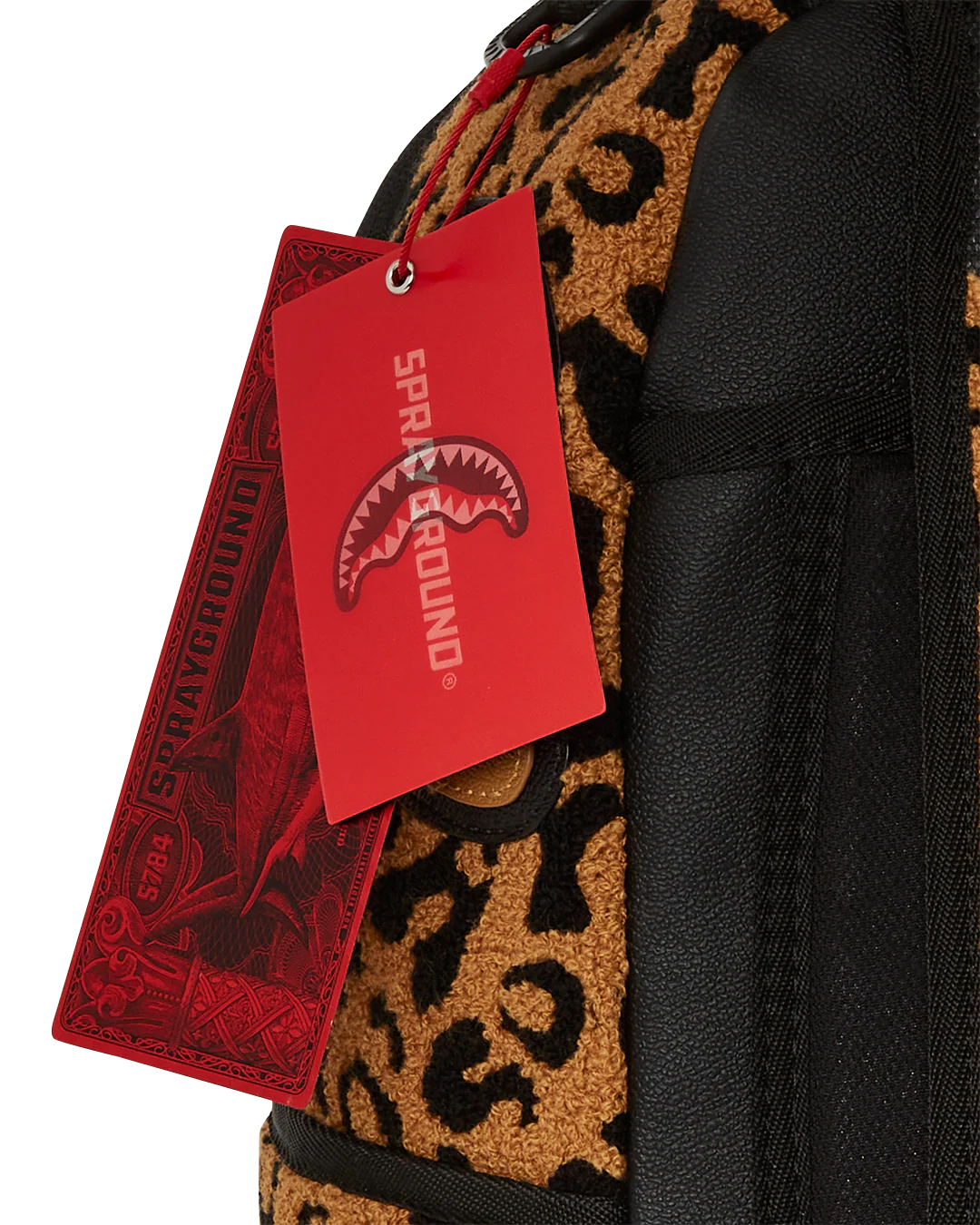 CHENILLE CHEETAH BACKPACK
