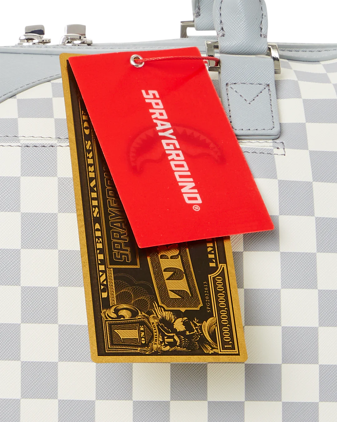 BORSA SPRAYGROUND ROSE HENNEY DUFFLE GRIGIO