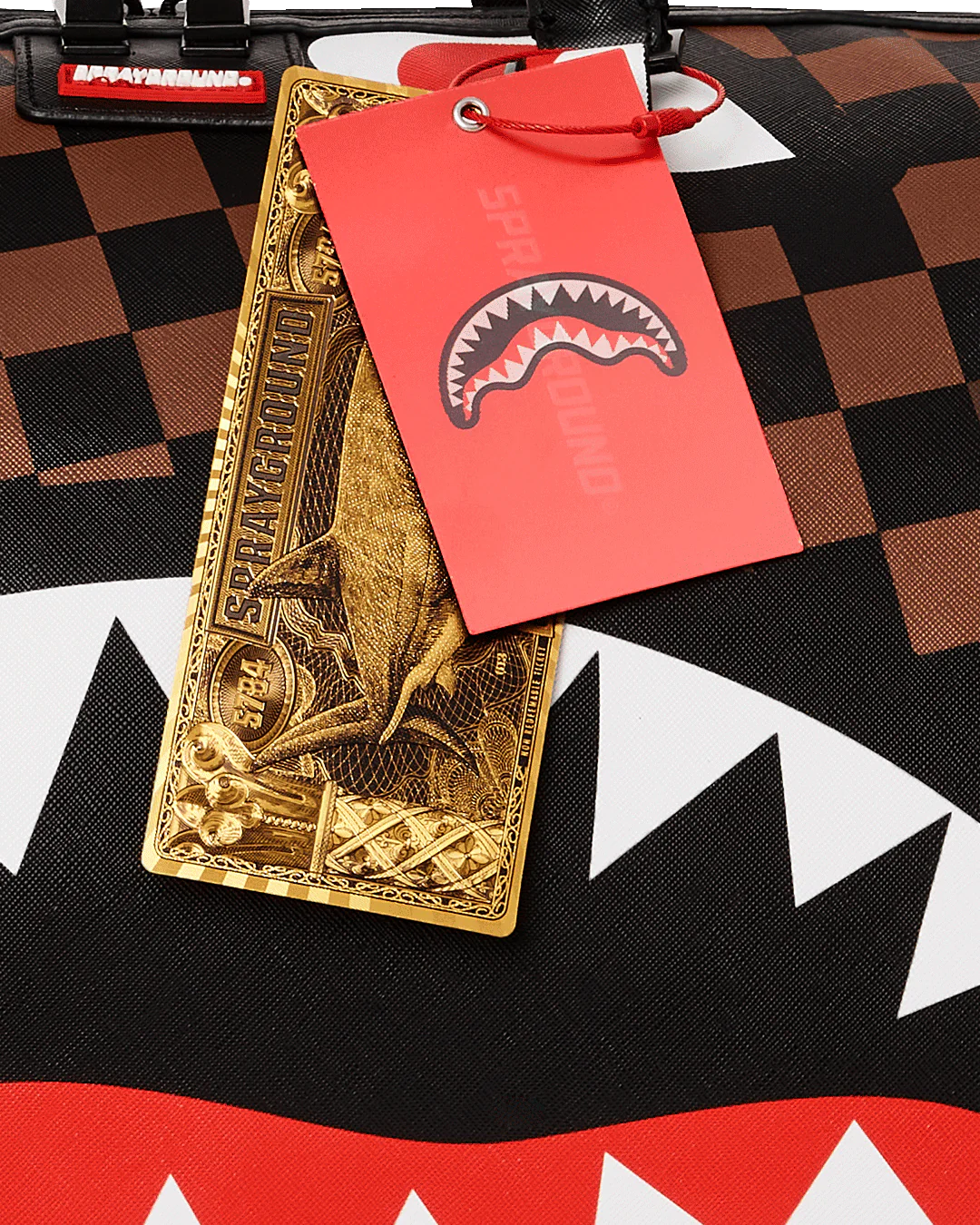 BORSA SPRAYGROUND HANGOVER DUFFLE MARRONE