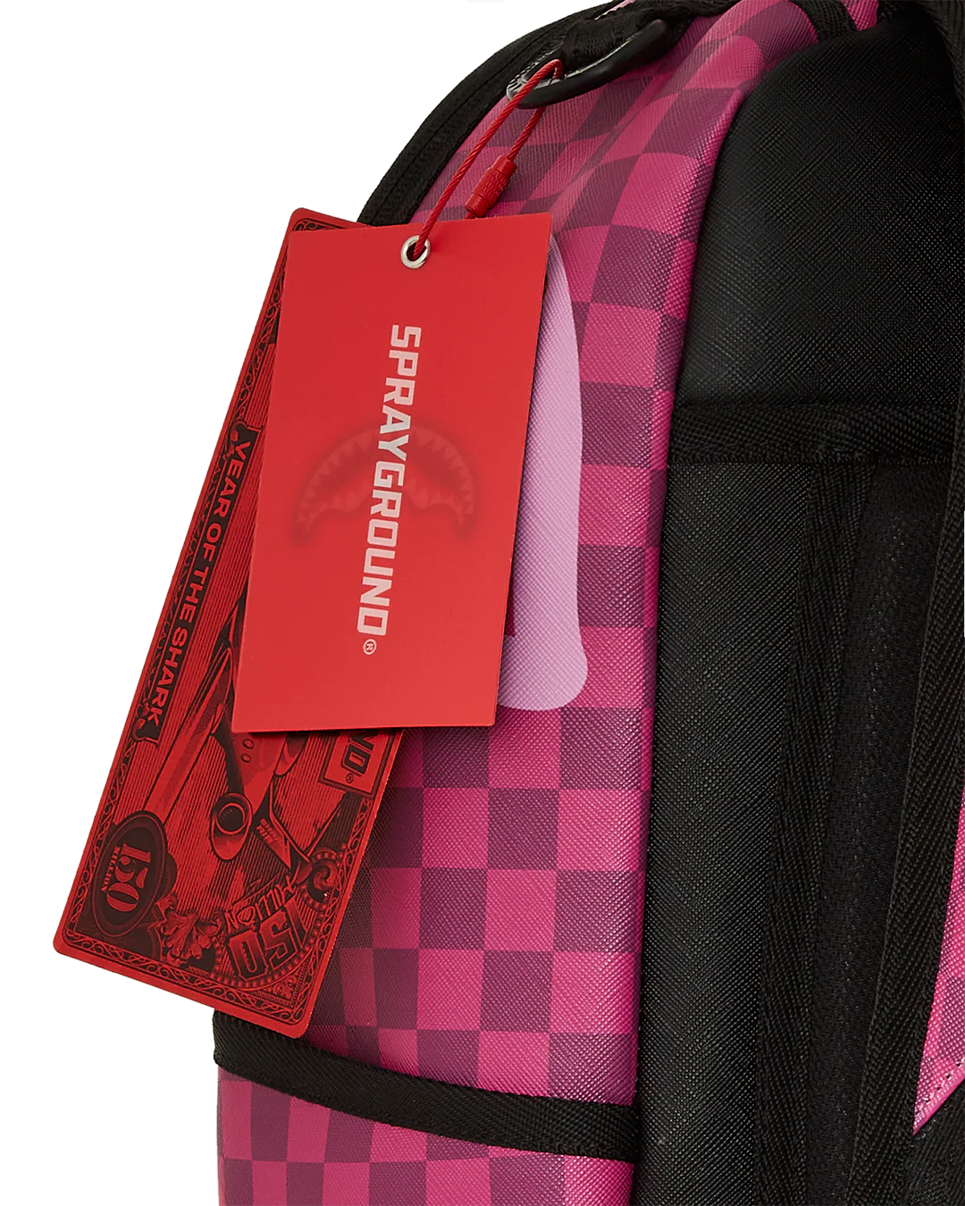 SPLIT SIP PINK CHECK DLXSV BACKPACK