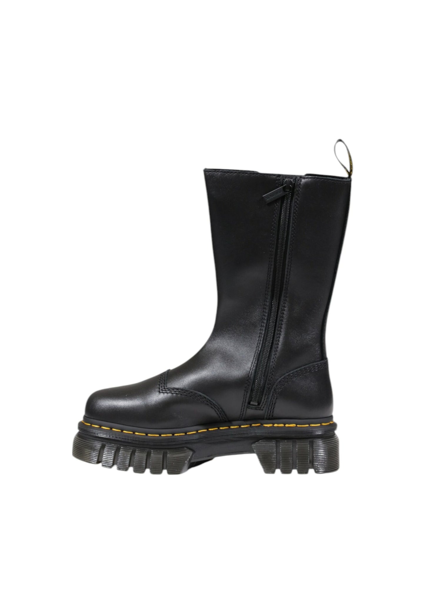 Anfibi Dr. Martens audrick chelsea tall nappa lux Nero