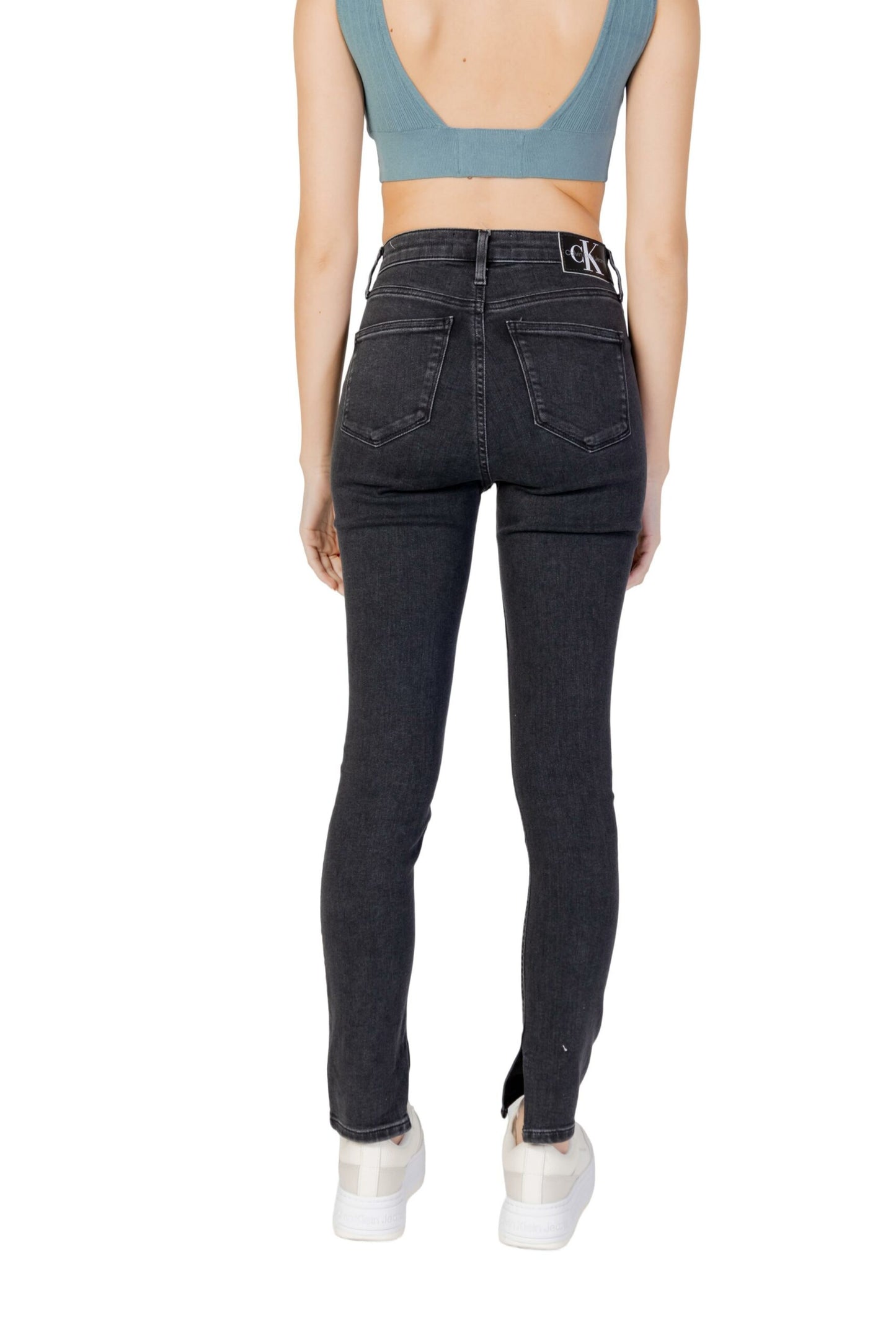 Jeans skinny Calvin Klein Jeans high rise Black Jeans
