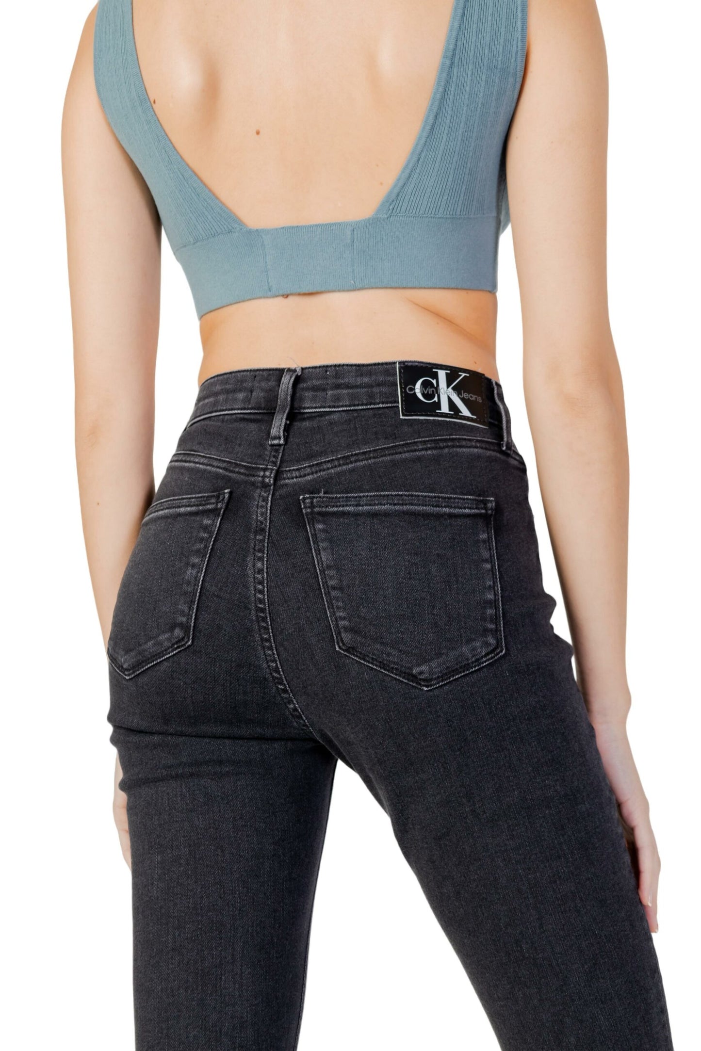 Jeans skinny Calvin Klein Jeans high rise Black Jeans