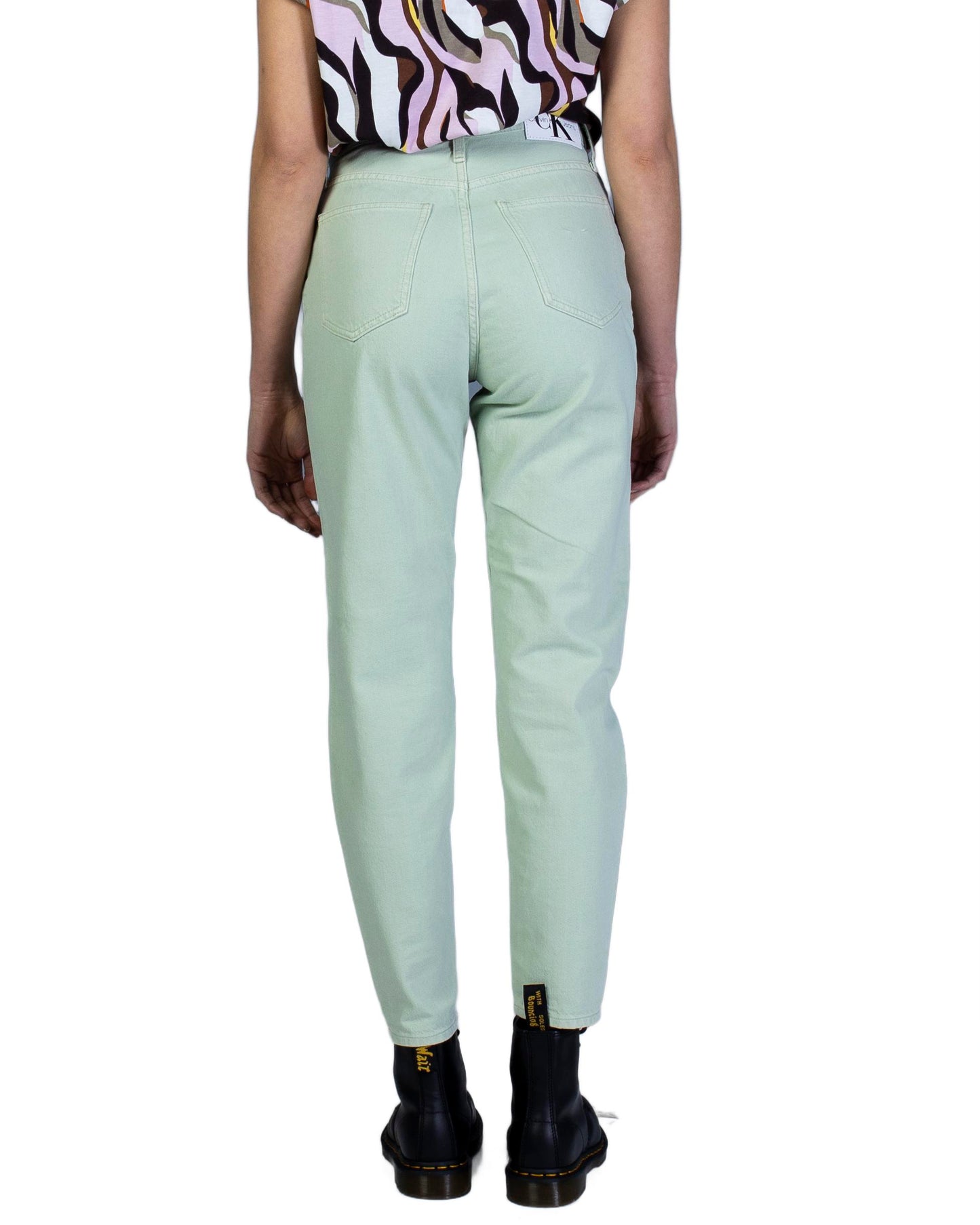 Jeans mom Calvin Klein Jeans mom jean PISTACCHIO