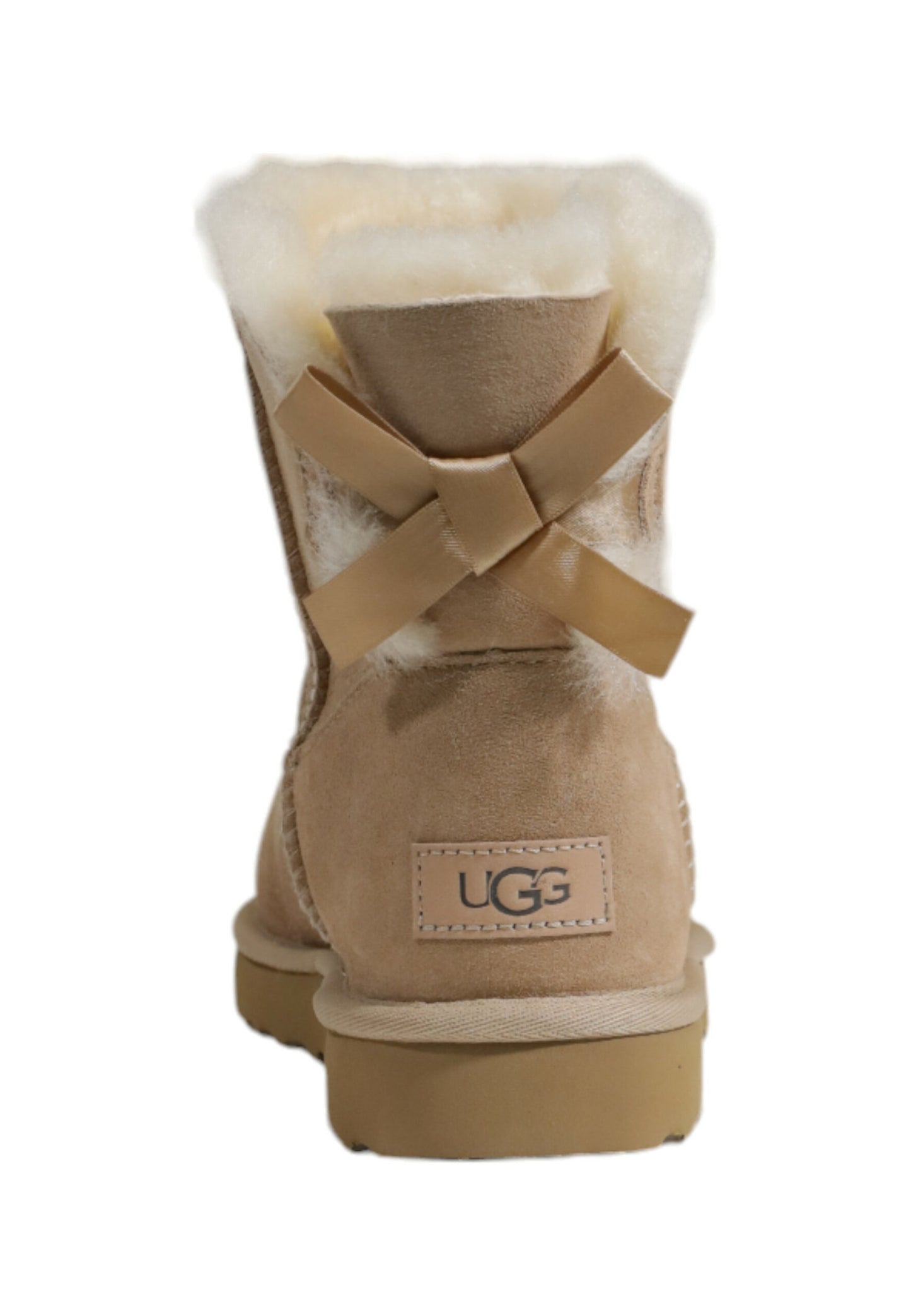 Stivali UGG mini bailey bow ii Beige chiaro