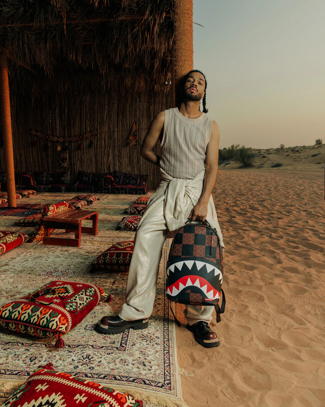 ENLARGED CHECK PARIS DLXSV BACKPACK