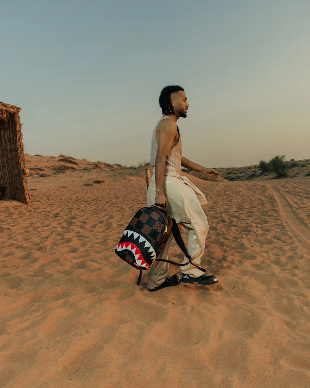 ENLARGED CHECK PARIS DLXSV BACKPACK