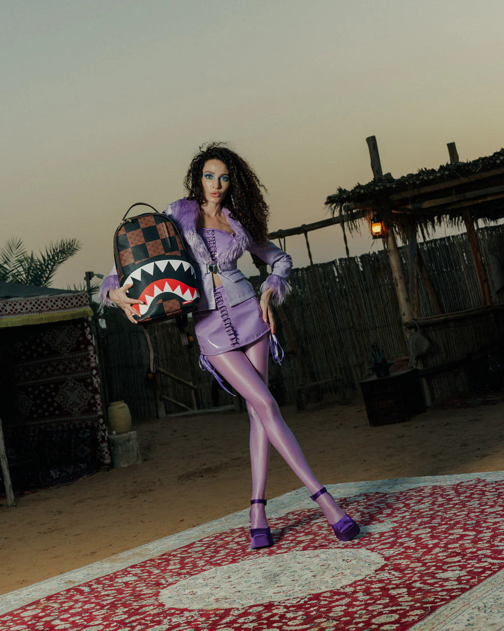 ENLARGED CHECK PARIS DLXSV BACKPACK