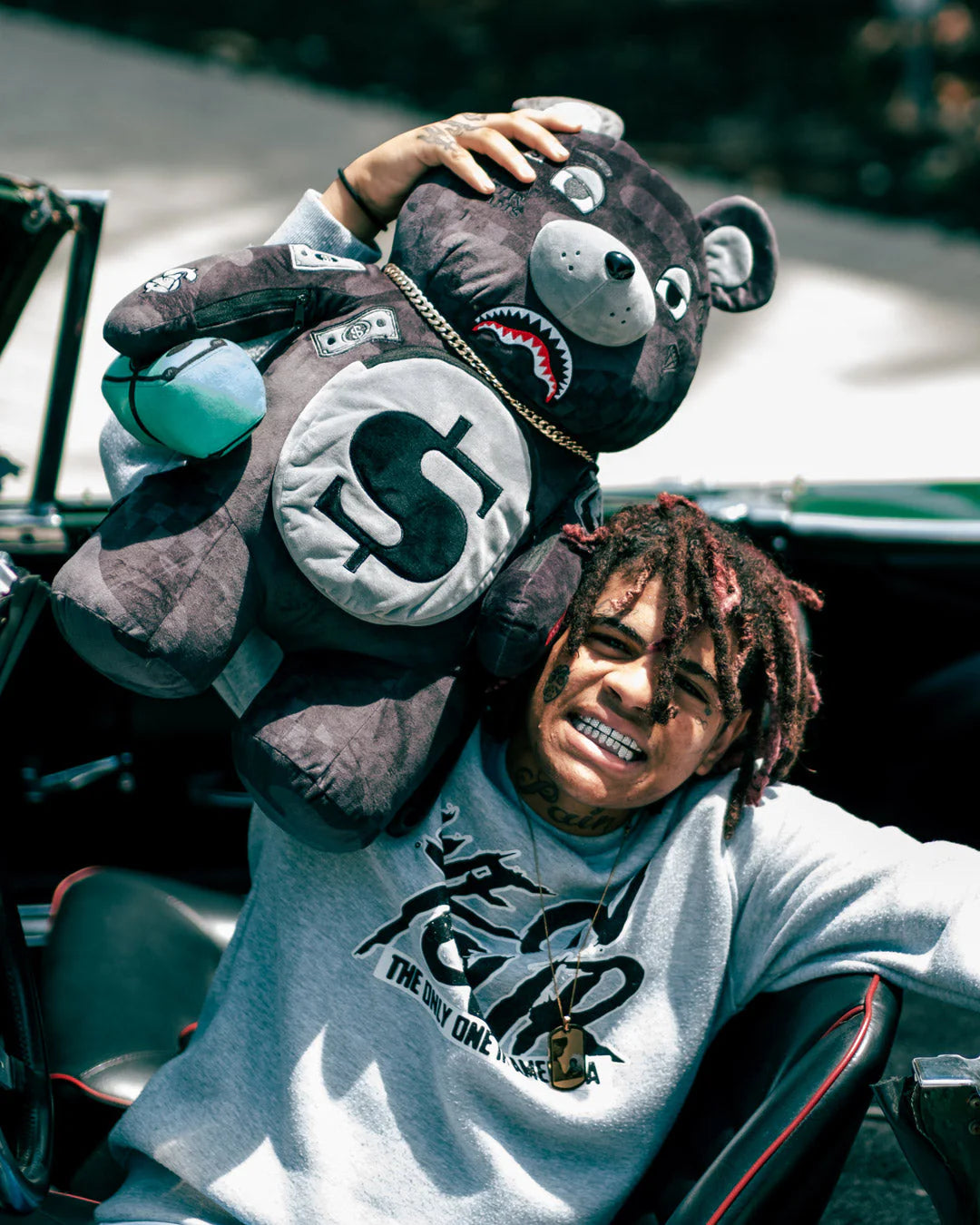 ZAINO SPRAYGROUND 3AM TEDDY BEAR NERO