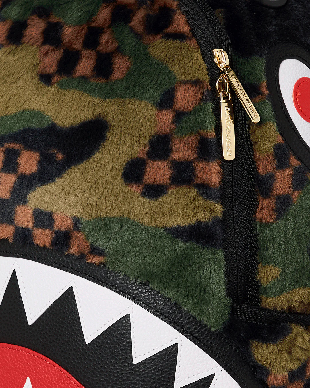 GREEN 3AM FUR BACKPACK