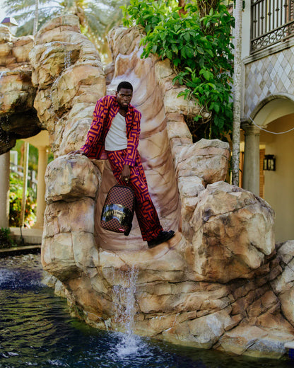 CLEAR RUBBER SHARKS IN PARIS DLXSV BACKPACK