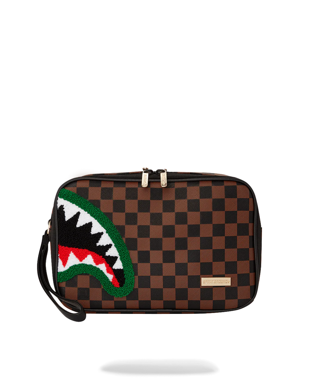 POCHETTE E BEAUTY SPRAYGROUND CHENILLE SIP TOILETRY - BRICK MARRONE