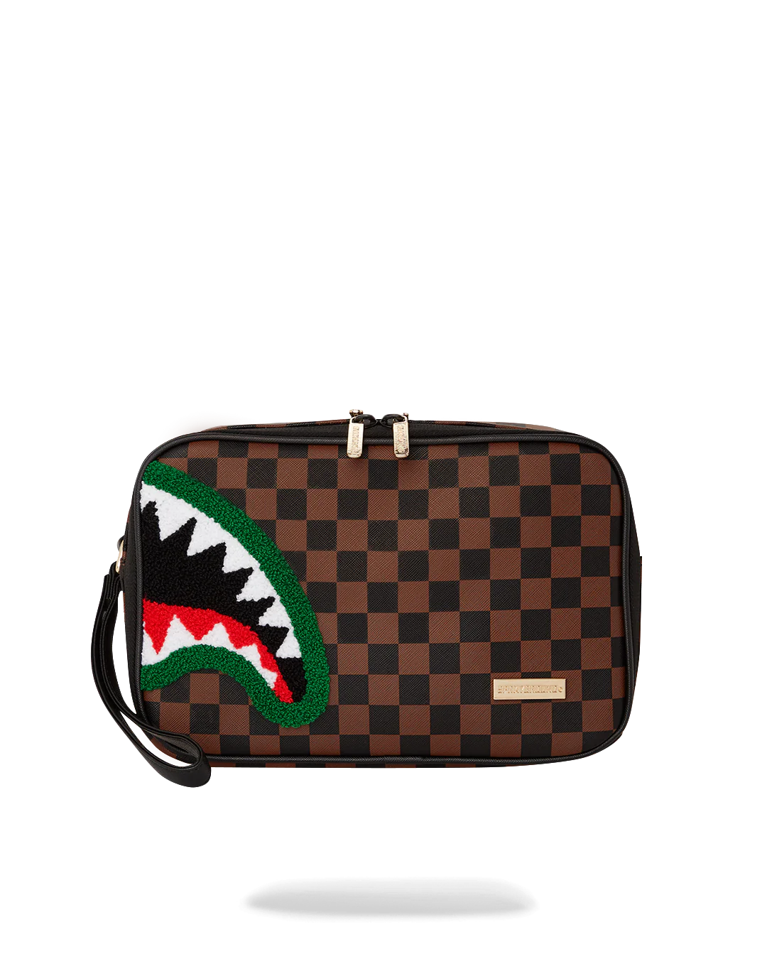 POCHETTE E BEAUTY SPRAYGROUND CHENILLE SIP TOILETRY - BRICK MARRONE