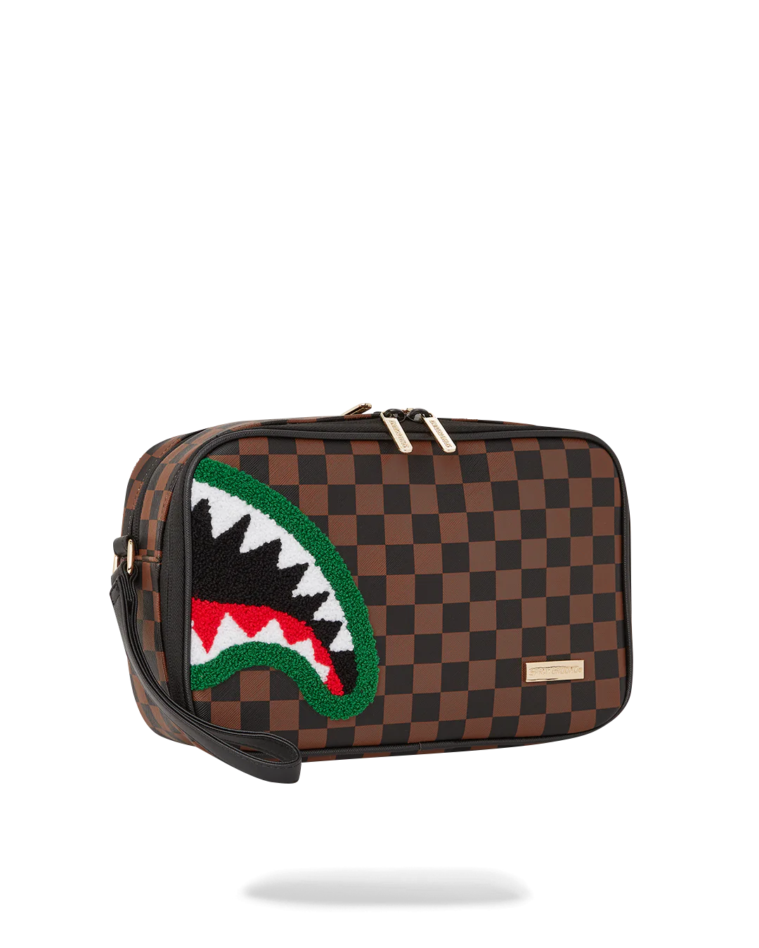 POCHETTE E BEAUTY SPRAYGROUND CHENILLE SIP TOILETRY - BRICK MARRONE