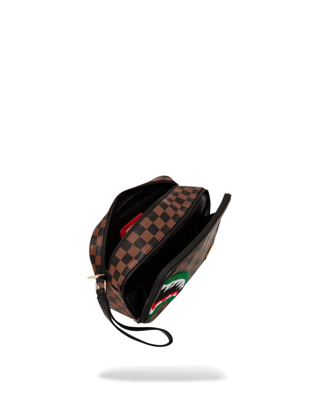 POCHETTE E BEAUTY SPRAYGROUND CHENILLE SIP TOILETRY - BRICK MARRONE