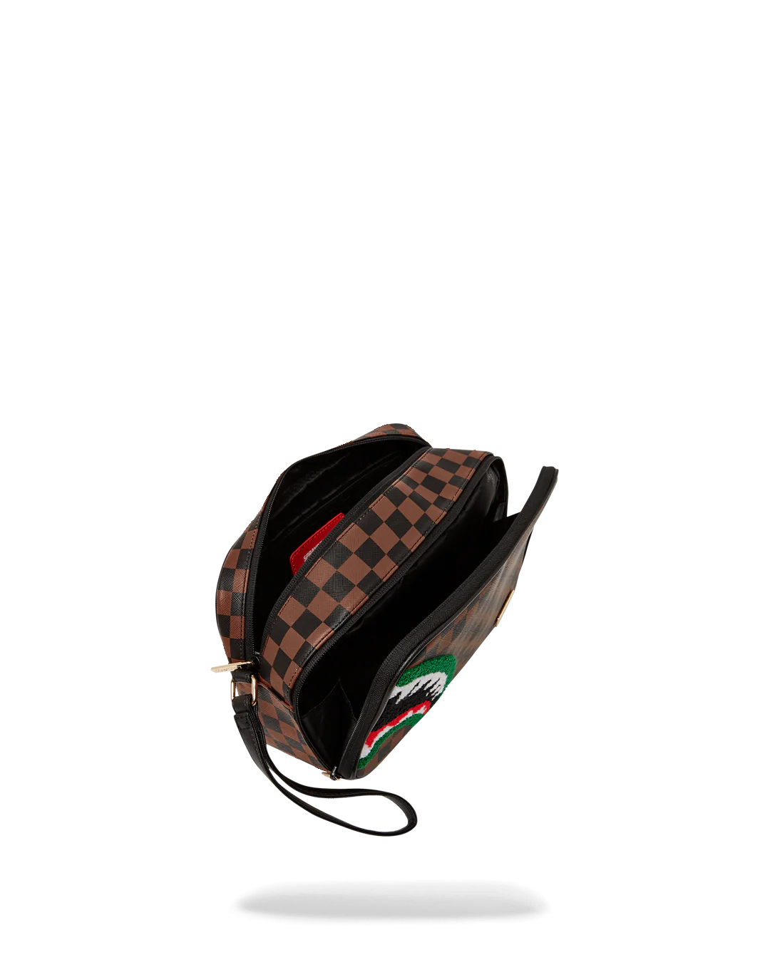 POCHETTE E BEAUTY SPRAYGROUND CHENILLE SIP TOILETRY - BRICK MARRONE