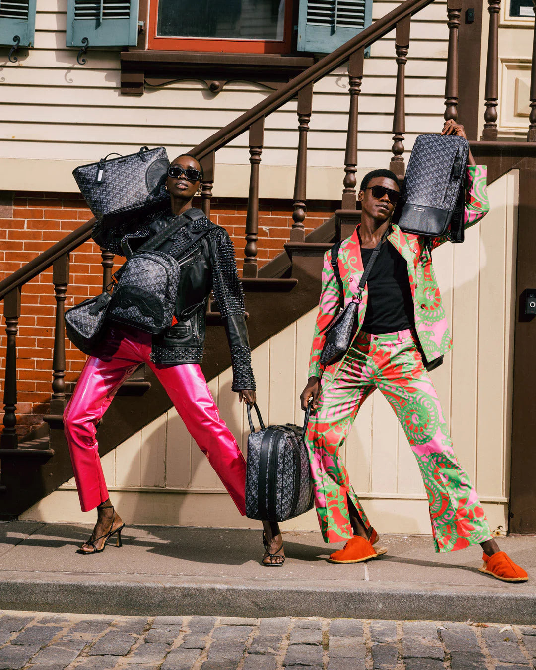 Borsa Sprayground 3DSG BLACKOUT MESSENGER SLING