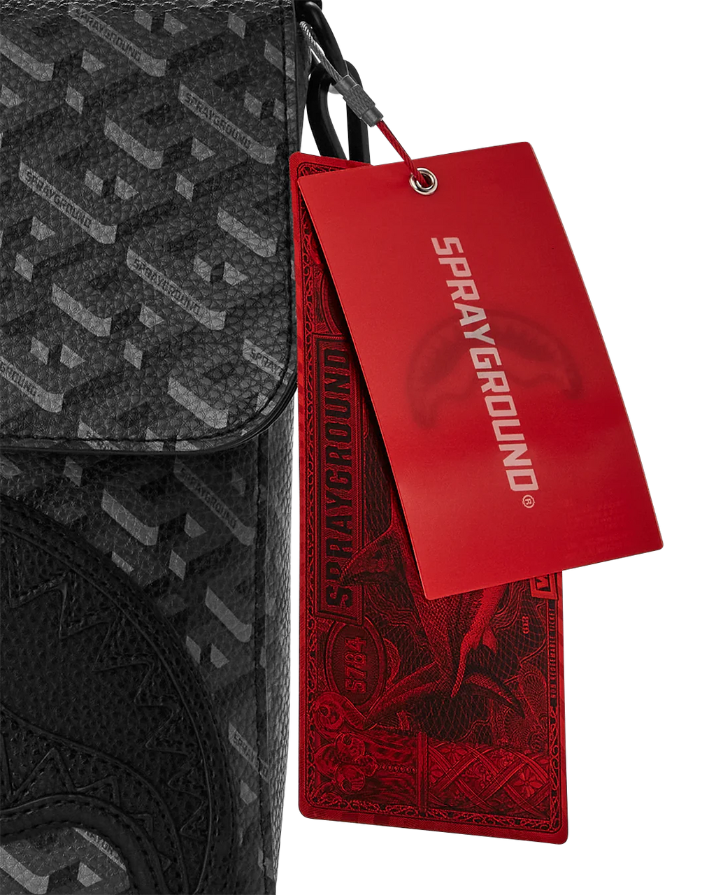 Borsa Sprayground 3DSG BLACKOUT MESSENGER SLING