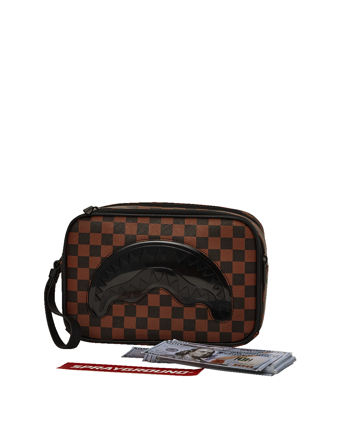 CLEAR RUBBER SHARK TOILETRY BRICK