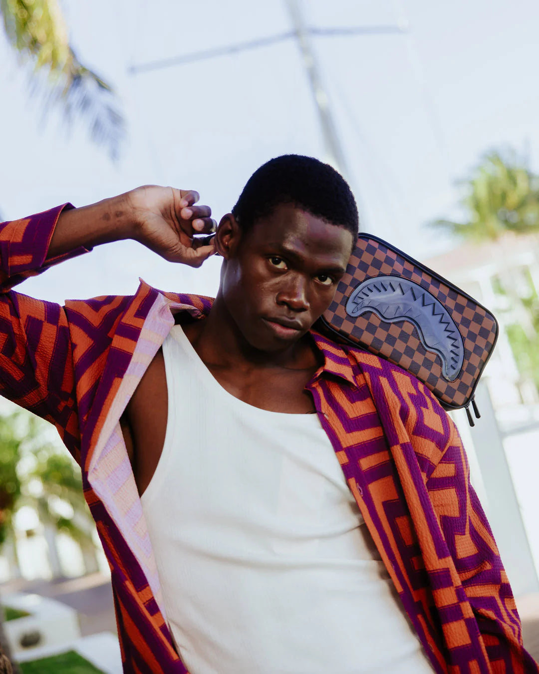 CLEAR RUBBER SHARK TOILETRY BRICK