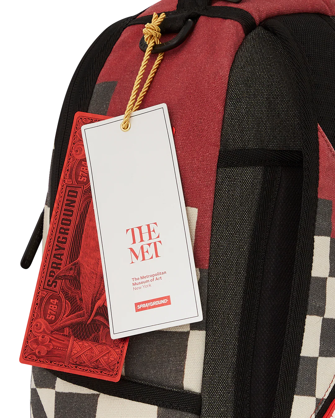 MET CHECKBOARD TUNIC BACKPACK