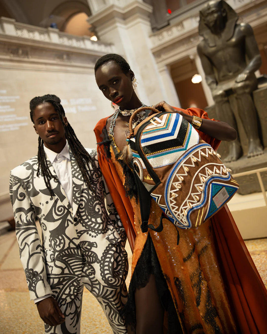 MET AFRICA BEADS BACKPACK