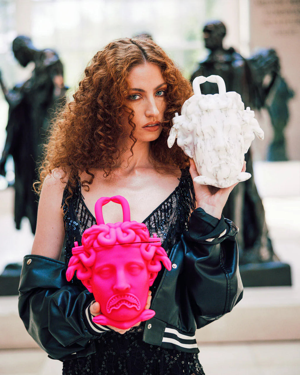 MET MEDUSA PINK MARBLE