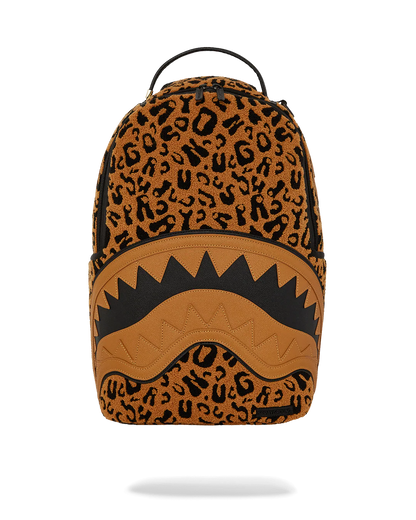 CHENILLE CHEETAH BACKPACK