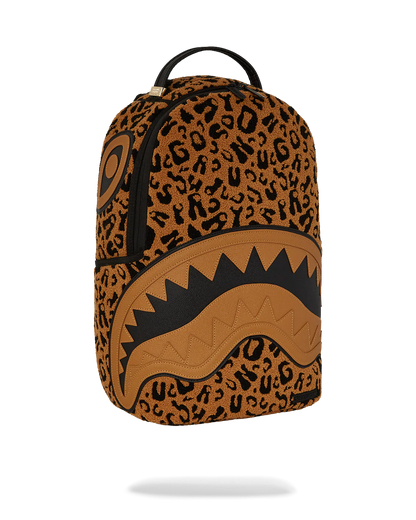 CHENILLE CHEETAH BACKPACK