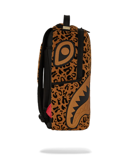 CHENILLE CHEETAH BACKPACK
