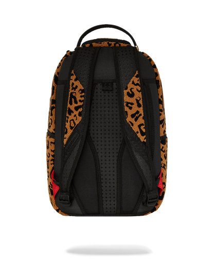 CHENILLE CHEETAH BACKPACK