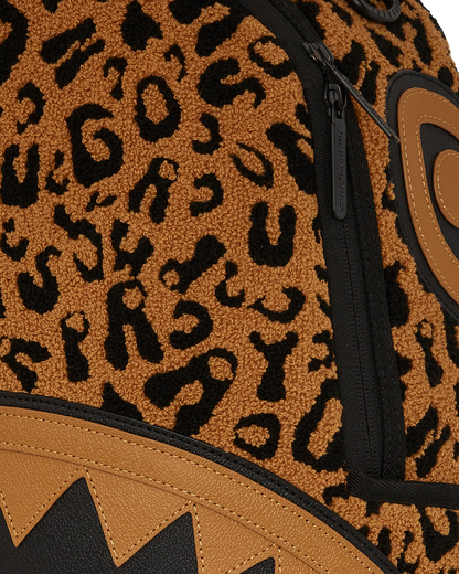 CHENILLE CHEETAH BACKPACK