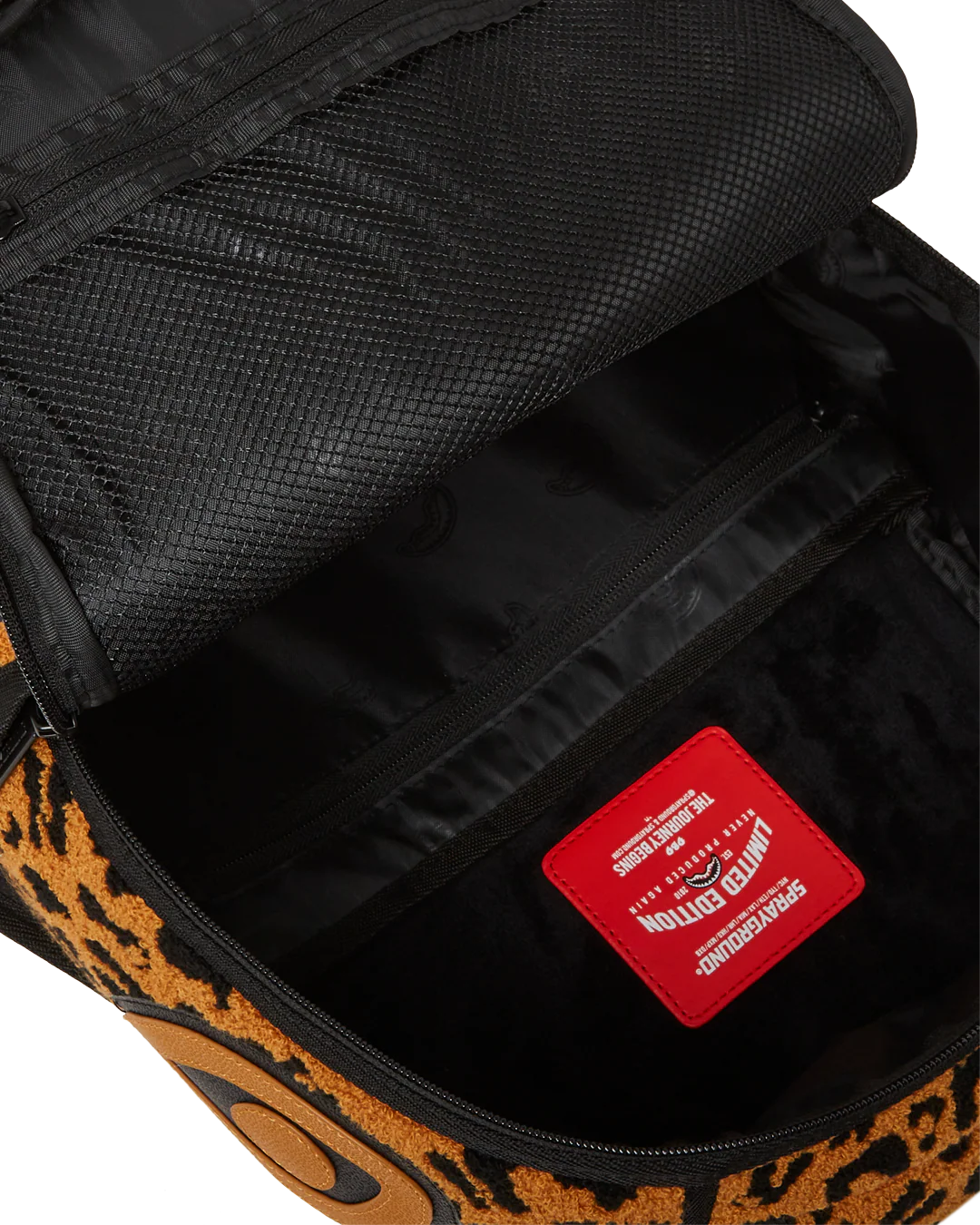 CHENILLE CHEETAH BACKPACK