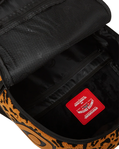 CHENILLE CHEETAH BACKPACK