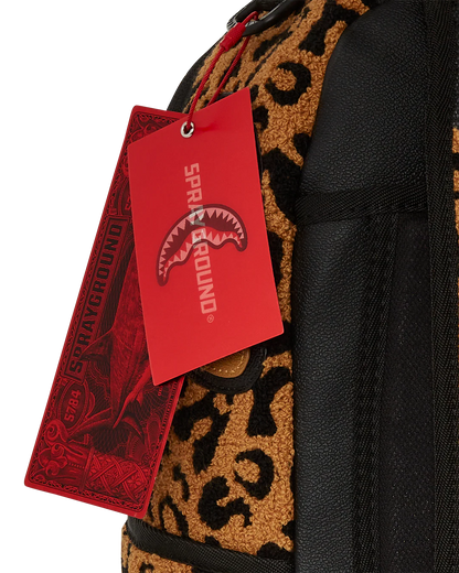 CHENILLE CHEETAH BACKPACK