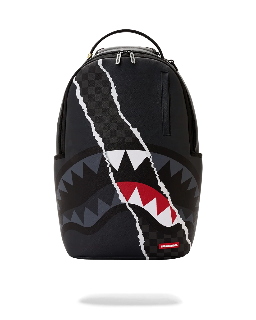 CENTER RIP REVEALING GRAY CHECK BACKPACK