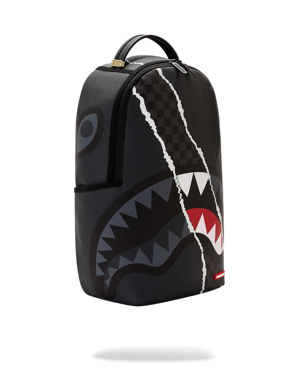 CENTER RIP REVEALING GRAY CHECK BACKPACK