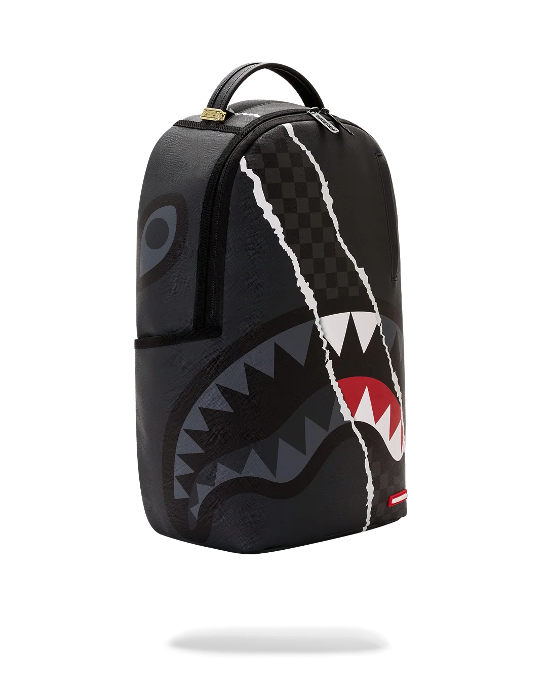 CENTER RIP REVEALING GRAY CHECK BACKPACK