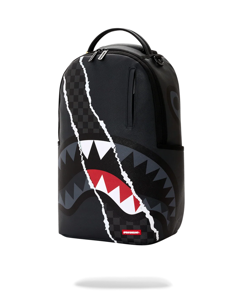 CENTER RIP REVEALING GRAY CHECK BACKPACK