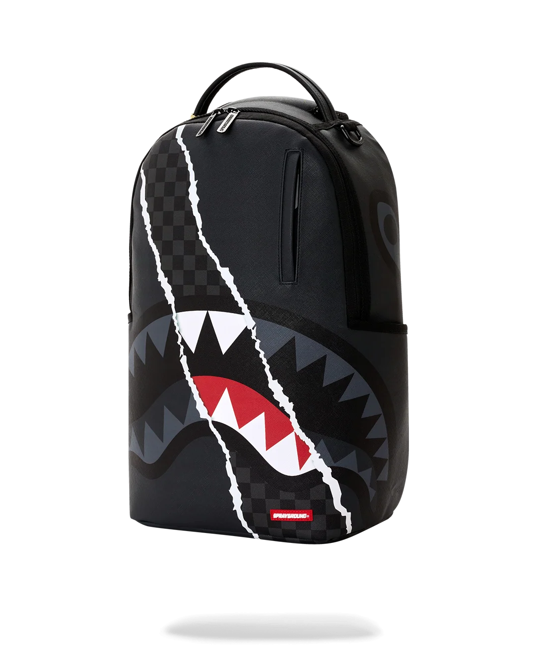 CENTER RIP REVEALING GRAY CHECK BACKPACK