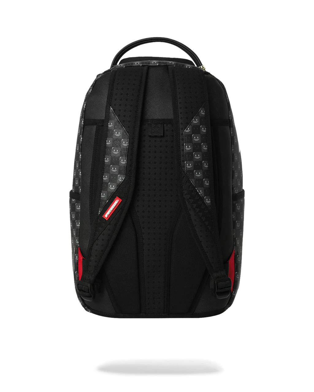 SHARKS IN PARIS WTF BUBBLY BLACK CHECK BACKPACK