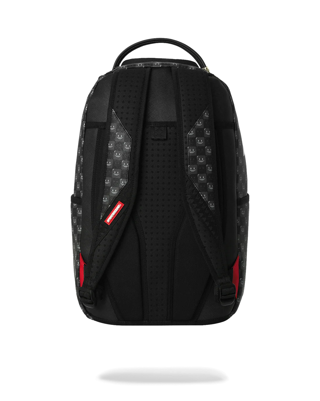 SHARKS IN PARIS WTF BUBBLY BLACK CHECK BACKPACK