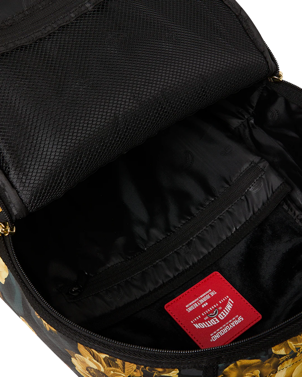 GOLD FLORAL REMIX DLXSV BACKPACK