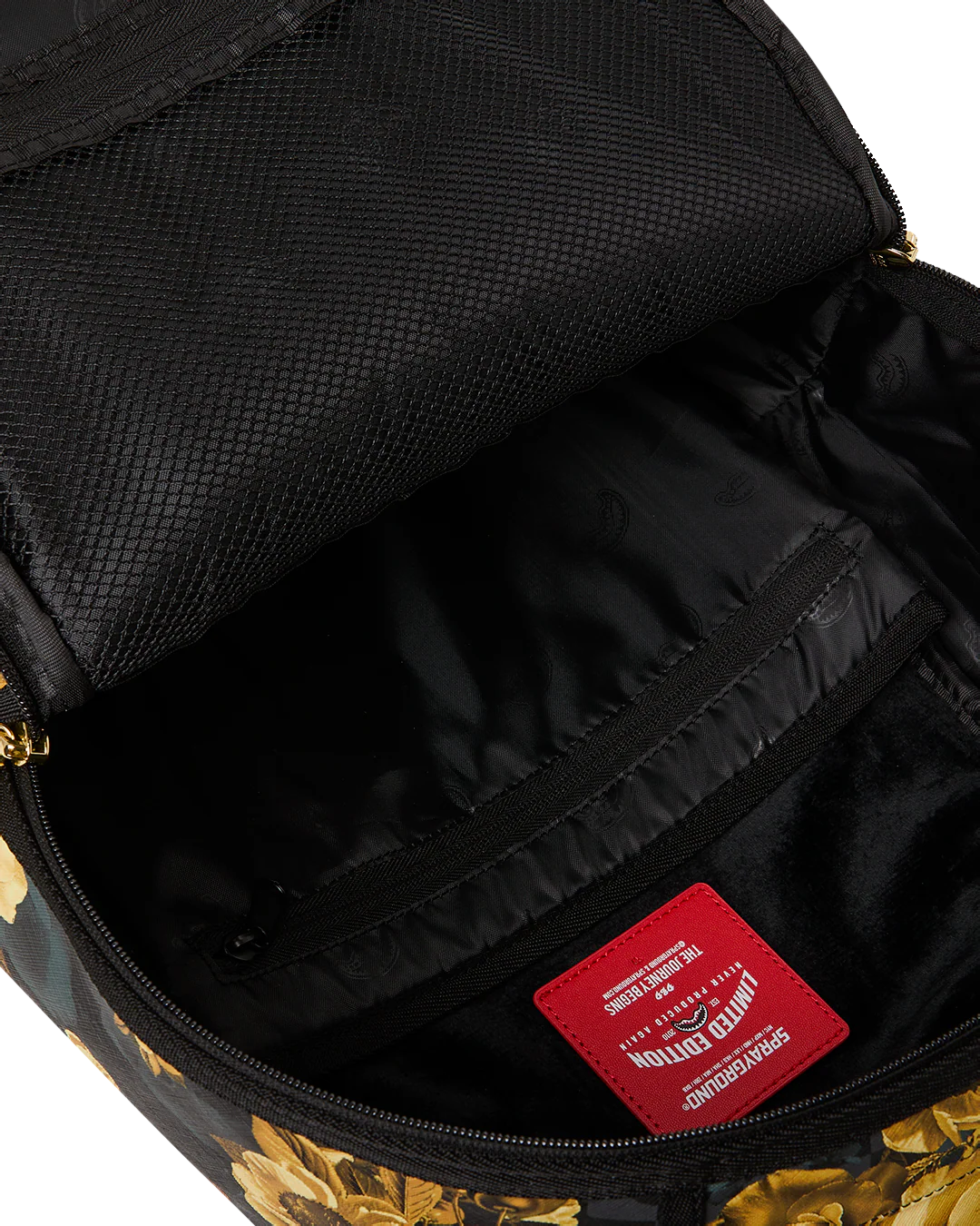 GOLD FLORAL REMIX DLXSV BACKPACK