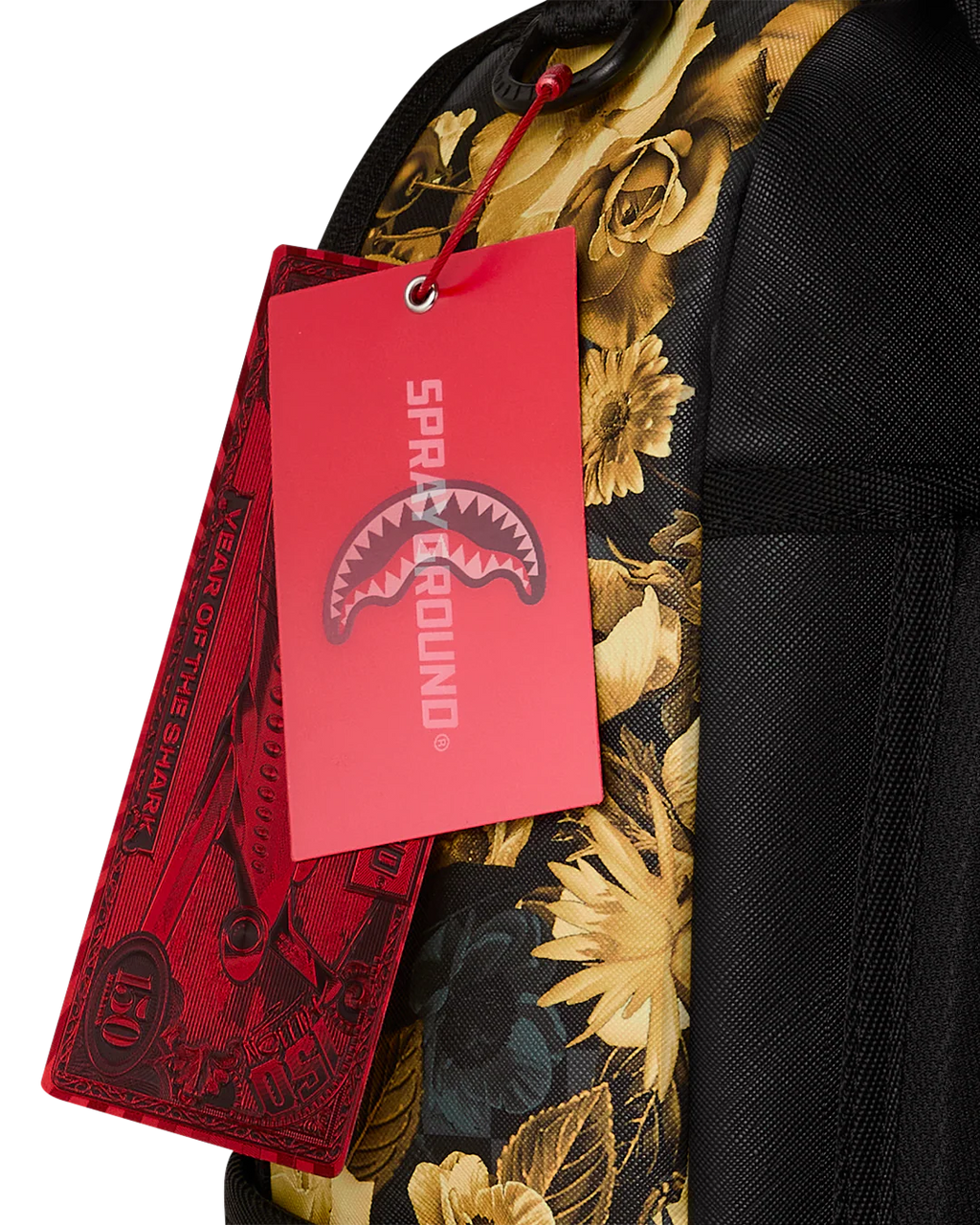 GOLD FLORAL REMIX DLXSV BACKPACK