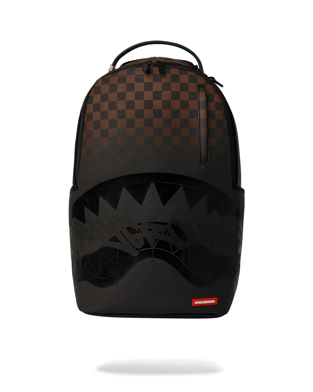 BROWN CHECK GHOST DRIP BACKPACK