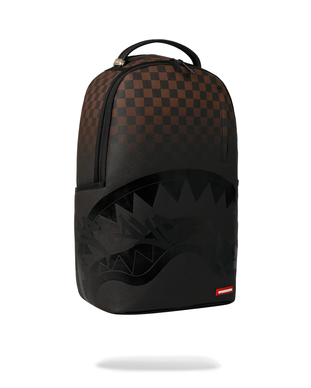 BROWN CHECK GHOST DRIP BACKPACK
